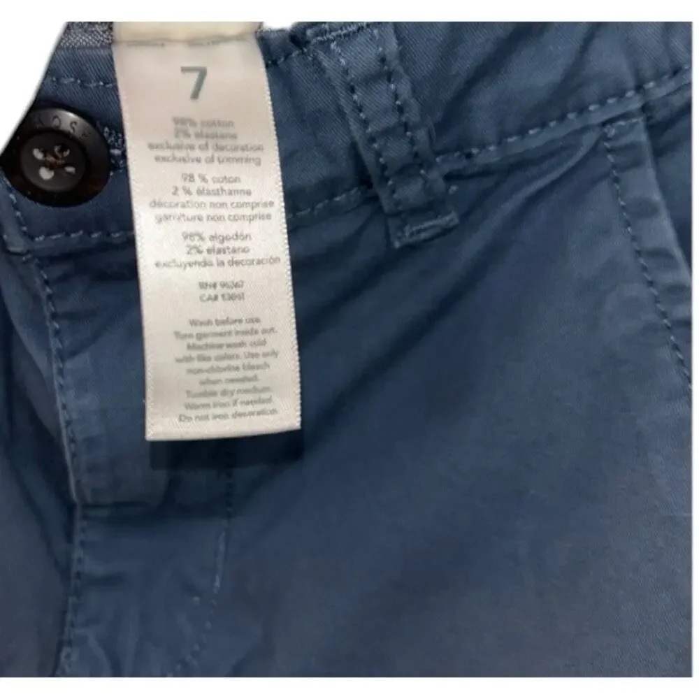OSHKOSH B'GOSH NWOT Boys Slim Stretch Chino Pants Flat-Front Pants Blue 7